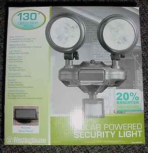 Westinghouse Solar Powered Security Motion Light New