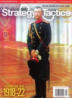 Strategy Tactics 267 Russian Civil War 1918 22 Board Game Magazine