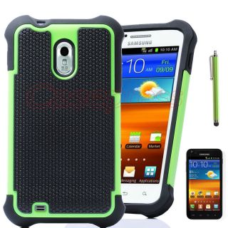 Rugged Armor Hybrid Hard Case Cover for Samsung Galaxy S2 D710 Epic Touch Sprint