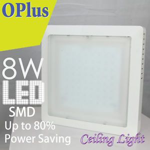 1 x Warm White LED 80 SMD Ceiling Light 8W Surface Mount