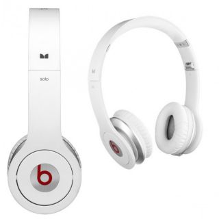 Monster Beats by Dre Solo White New Control Talk Headphones High HTC SEALED Box