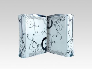Shinny Flower Skin Sticker Decal Cover for Xbox 360 Game Console Case Protector