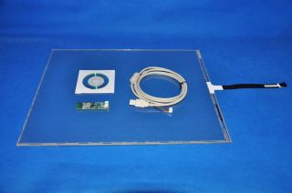 19" 5 Wire Resistive Touch Screen Panel Kit USB for 19 inch LCD Monitor TFT DIY