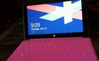 Microsoft Surface Tablet Windows RT 32GB Plus Hot Pink Touch Keyboard