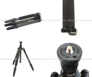 LVG C 115D Universal Convertible Carbon Fiber Tripod for Canon Nikon Sony Camera