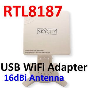 Long Range High Power USB Wireless WiFi Adapter Antenna
