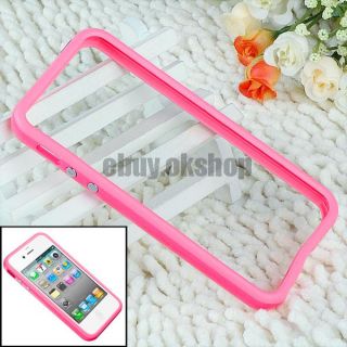 Multi Color TPU Frame Case Side Cover Skin Bumper with Buttons for iPhone 5g 5th
