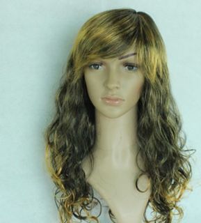 15 Colors Women Girls Long Curly Cosplay Party Wavy Wig 50cm