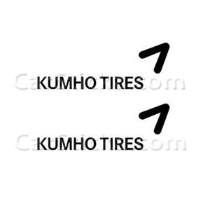 2x8" Kumho Tires Car Racing Window Vinyl Sticker Decal