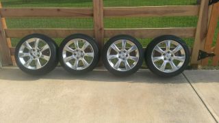 Cadillac ATS 17" Polished Alloy Wheels and Michelin Tires Excellent Condition