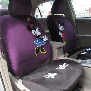 New Mickey Minnie Mouse Couple Car Seat Covers Plush