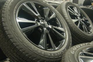 Jeep Grand Cherokee 20" Black Factory Altitude Wheels Rims Goodyear Tires 2013