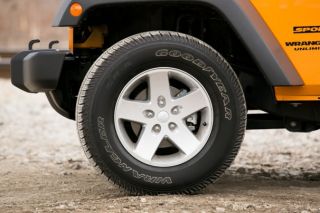 New Take Off 2013 Jeep Wrangler Sport Sahara Rubicon Wheels Rims Goodyear Tires