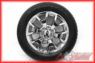2014 20" GMC Yukon Sierra Denali Chevy Tahoe Silverado Wheels Goodyear Tires