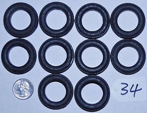 10 Goodyear Tires 10 20 Solid Core Rubber Model Truck Lot 34