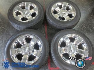 2014 Chevy Tahoe Factory Chrome 20 Wheels Tires Rims Suburban Silverado