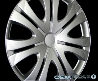 4 New Silver 16" Hub Caps Fits Volkswagen VW Car ABS Center Wheel Covers Set
