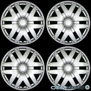 4 New Silver 15" Hub Caps Fits Acura FWD SH AWD JDM Center Wheel Covers Set