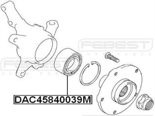 Front Wheel Bearing 45x84x39 Suzuki SX4 2006 43440 79J00