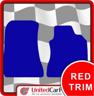 BMW 3 Series E46 1998 2005 Blue Red Car Mats Tailored Custom Fit