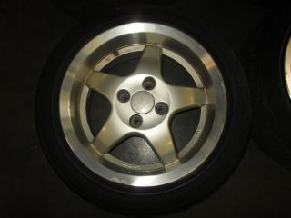 Honda Civic CRX Acura Integra JDM Lorber 4x100 15x7 JJ Wheels Rims Wheel Rim