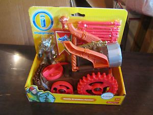 Fisher Price Imaginext Eagle Talon Castle Crossbow Cannon Action Tech Knight New