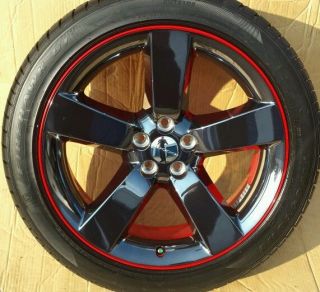 Brand New 20'' inch Dodge Rallye Redline Wheels and Firestone Tires TPMS