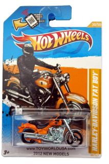 2012 Hot Wheels New Models 30 Harley Davidson Fat Boy