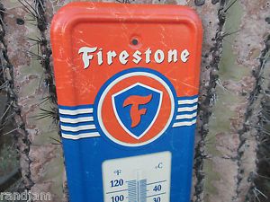 Firestone Tires Thermometer Sign Vintage Look Old School Cool Look Works Hemi