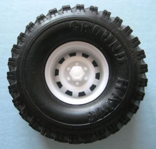 Resin 1 24 Scale Chevy Truck Rally Wheels Six Lug 4WD