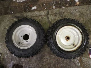 Set of 2 4 80 x 8 Traction Snow Tires for Snow Blower Gravely Troy Bilt