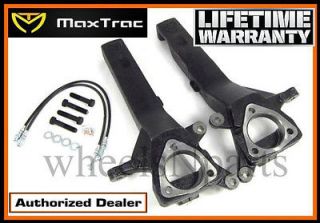 2004 2012 Nissan Titan 4" Maxtrac Front Lift Spindles 2WD Suspension Kit 564