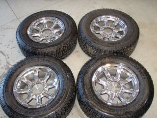 Ford Super Duty F250 F350 Studded Tires and Chrome Wheels