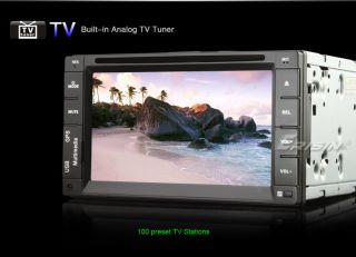 Erisin ES1152G 6 2" Digital Touchscreen Car Stereo DVD Player GPS Pip USB SD TV