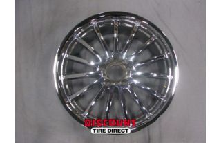 4 Used Staggered 18x8 5 18x9 5 5 112 5x112 Chrome Mandrus Wheels Rims No Caps