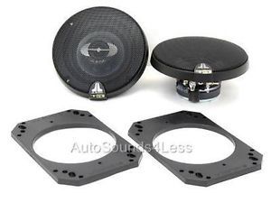 JL Audio TR400 CXI 4" 4x6" Car Speakers Coaxial 4"x6" Adapter Plates Included