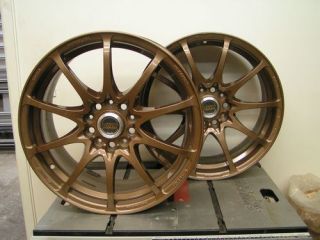 JDM Rays Volk Racing CE28 17x7 5 Forged Monoblock 5x112 VW Audi Wheels Rims Gold
