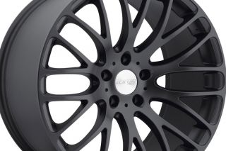 20" MRR HR6 Matte Black Concave Staggered Rims Wheels Fits BMW E92 E93 M3