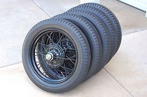 Model A Ford Wheels with Firestone Tires