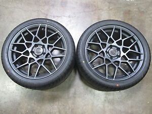 2013 Style GT500 Charcoal Mustang Wheel Sumitomo Tire Kit 18x9 99 04 All