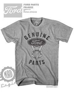 Genuine V8 Ford Parts Authentic Gray T Shirt Retro New GM Truck Mustang 2X Large