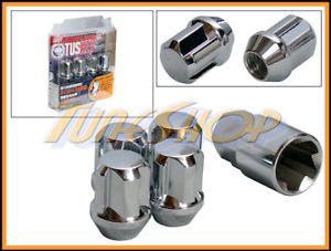 Kics 4 Tuskey Special Lock 12x1 5 1 5 Acorn Wheels Rims Lug Nuts Close Chrome M