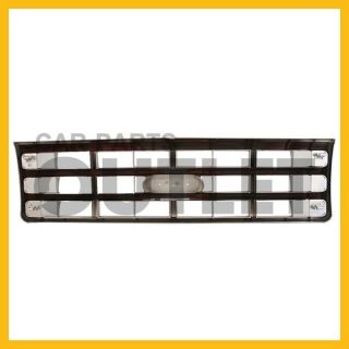 1987 1988 Ford F150 Chrome Painted Silver Insert Grille