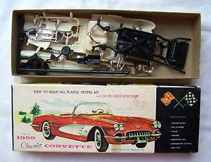 Vintage Plastic Model Car Kits
