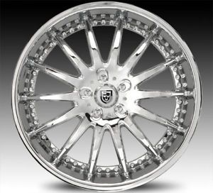 22 Lexani LX 14 Chrome Rims Wheels 22x10 50 5x130 Q7