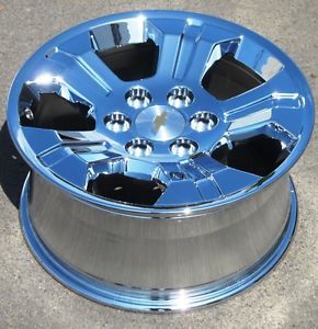 Exchange Stock 4 2014 18" Factory Avalanche Silverado Tahoe Chrome Rims Wheels