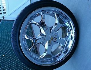 20" Chrome Rims and Tires Package