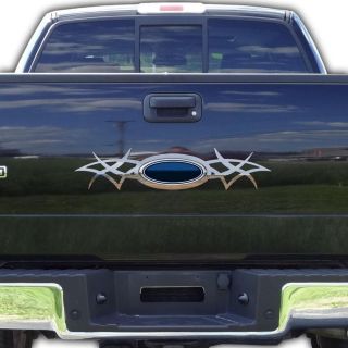 Ford F150 04 08 Polished Stainless Tribal Tailgate Emblem Car Accessories