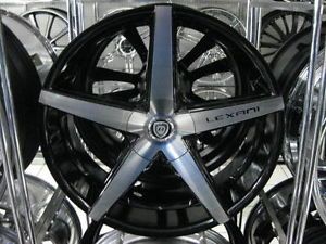 24" Lexani R 4 Wheel Tire Tis asanti Dub MHT Forgiato Range Rover Giovanna 22