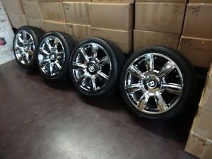 Bentley Flying Spur Continental GT Factory Chrome Wheels Rims with Tires